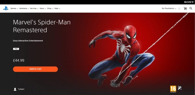 Spider-Man Remastered