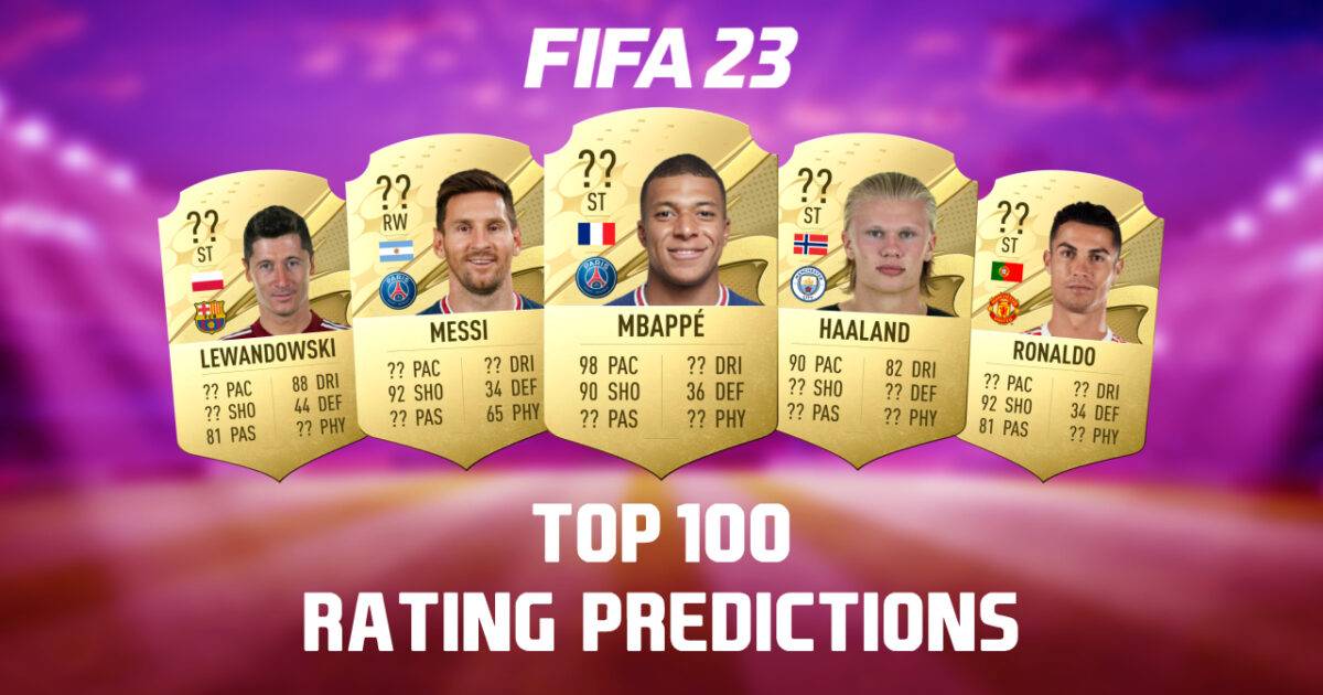 ریتینگ 100 بازیکن برتر Fifa 23 مشخص شد