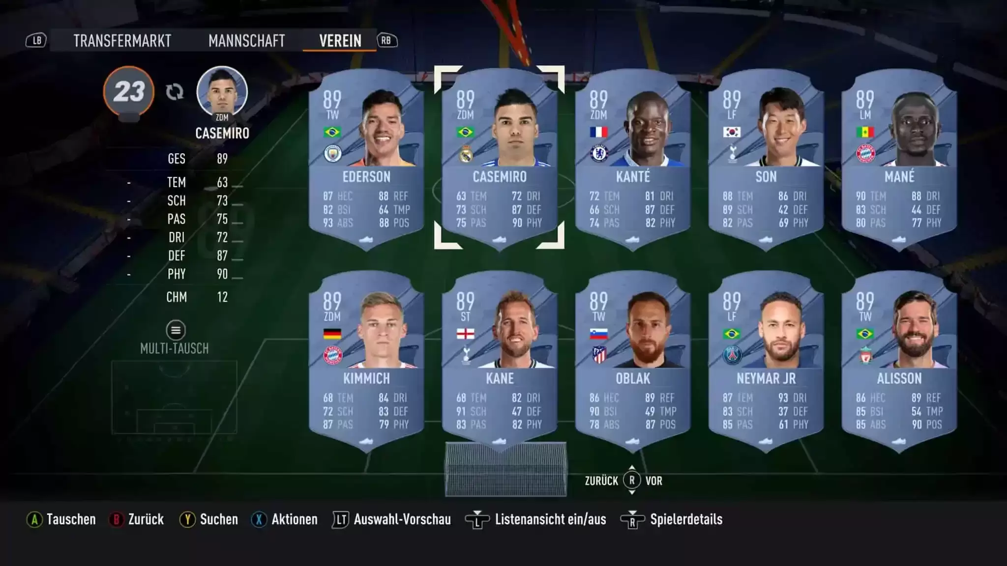 23 بازیکن برتر Fifa 23
