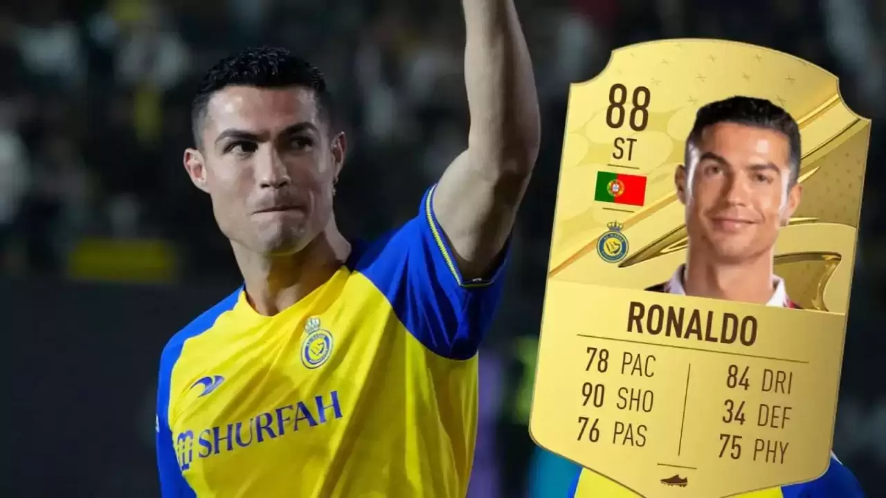 آمار رونالدو در بازی FIFA 23