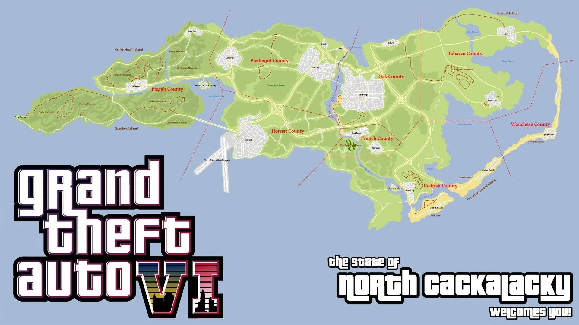 نقشه بازی GTA 6